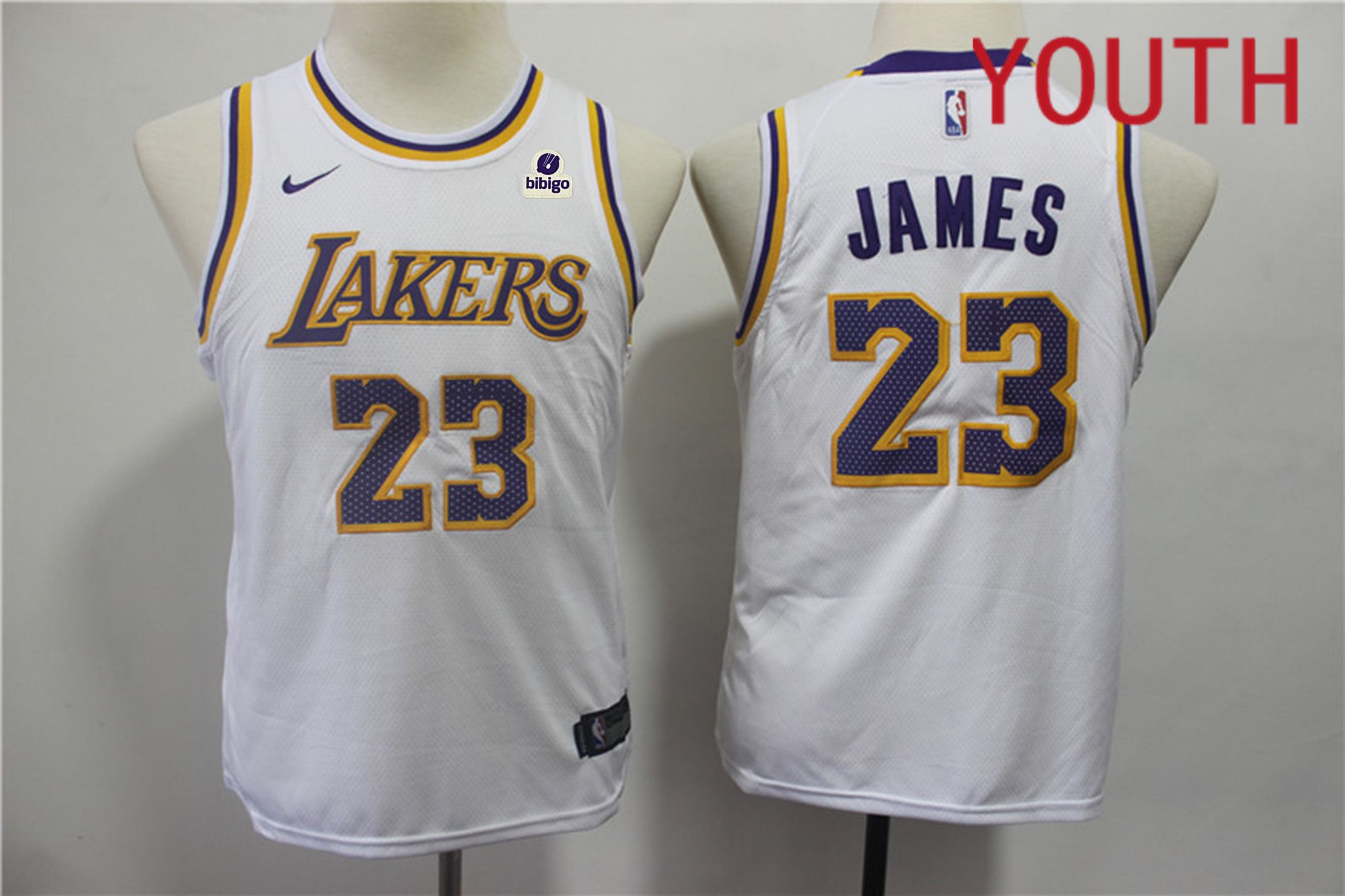 Youth Los Angeles Lakers #23 James White Nike 2023 NBA Jersey->memphis grizzlies->NBA Jersey